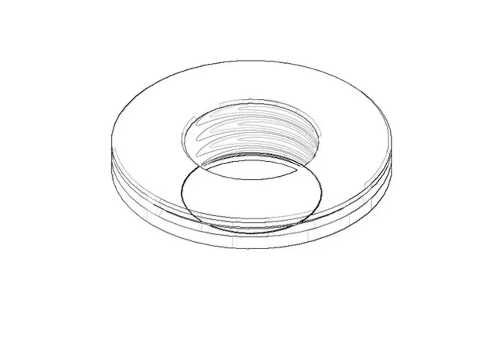 DORNBRACHT Anschluss ERSATZTEILE 093001107 D. 48 x 13 mm, 09300110790 Galeriebild 1